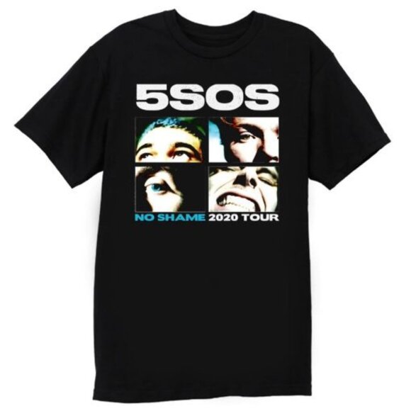 Unofficial 5SOS No Shame 2020 Tour 5 Seconds Of Summer Retro Music Fan Collect05 - Picture 1 of 5